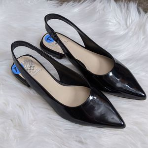 New Vince Camuto 7.5 Leather Pointed Toe Flats